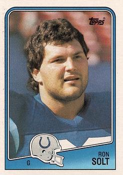 #125 Ron Solt - Indianapolis Colts - 1988 Topps Football