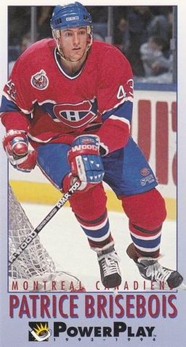 #125 Patrice Brisebois - Montreal Canadiens - 1993-94 Fleer PowerPlay Hockey