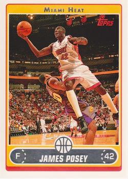#125 James Posey - Miami Heat - 2006-07 Topps Basketball