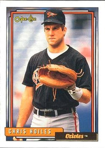 #125 Chris Hoiles - Baltimore Orioles - 1992 O-Pee-Chee Baseball