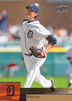 #125 Armando Galarraga - Detroit Tigers - 2009 Upper Deck Baseball