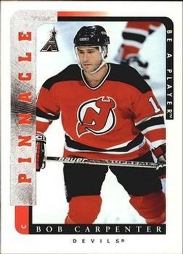 #125 Bob Carpenter - New Jersey Devils - 1996-97 Pinnacle Be a Player Hockey