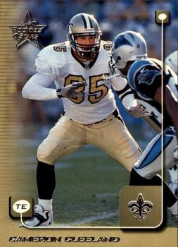 #125 Cameron Cleeland - New Orleans Saints - 1999 Leaf Rookies & Stars Football