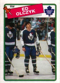 #125 Ed Olczyk - Toronto Maple Leafs - 1988-89 O-Pee-Chee Hockey