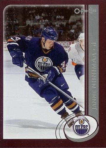 #125 Janne Niinimaa - Edmonton Oilers - 2002-03 O-Pee-Chee Hockey