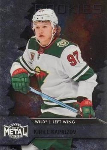 #125 Kirill Kaprizov - Minnesota Wild - 2020-21 Skybox Metal Universe Hockey