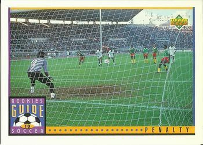 #125 Penalty Kick - 1993 Upper Deck World Cup Preview English/Spanish Soccer