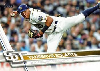 #125 Yangervis Solarte - San Diego Padres - 2017 Topps Baseball