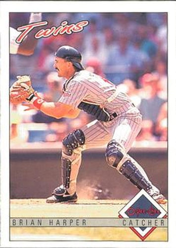 #125 Brian Harper - Minnesota Twins - 1993 O-Pee-Chee Baseball