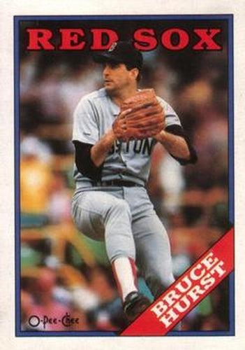 #125 Bruce Hurst - Boston Red Sox - 1988 O-Pee-Chee Baseball