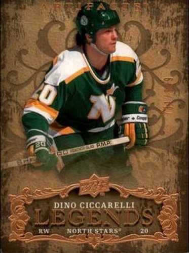 #125 Dino Ciccarelli - Minnesota North Stars - 2008-09 Upper Deck Artifacts Hockey