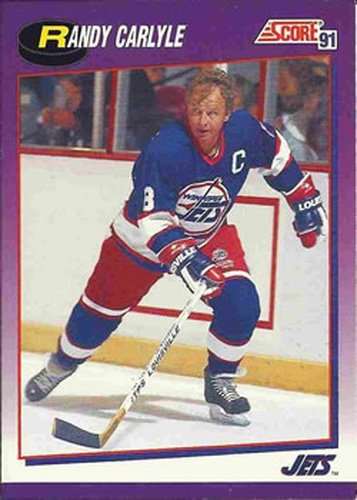 #125 Randy Carlyle - Winnipeg Jets - 1991-92 Score American Hockey