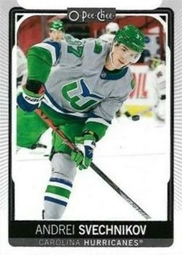 #125b Andrei Svechnikov - Special Jersey - Carolina Hurricanes - 2021-22 O-Pee-Chee Hockey