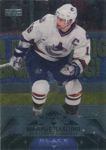 #126 Markus Naslund - Vancouver Canucks - 2007-08 Upper Deck Black Diamond Hockey