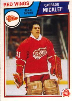 #126 Corrado Micalef - Detroit Red Wings - 1983-84 O-Pee-Chee Hockey