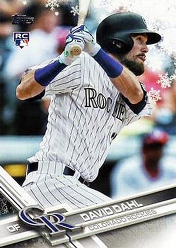 #HMW126 David Dahl - Colorado Rockies - 2017 Topps Holiday Baseball