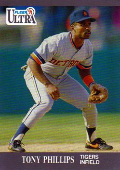 #126 Tony Phillips - Detroit Tigers - 1991 Ultra Baseball