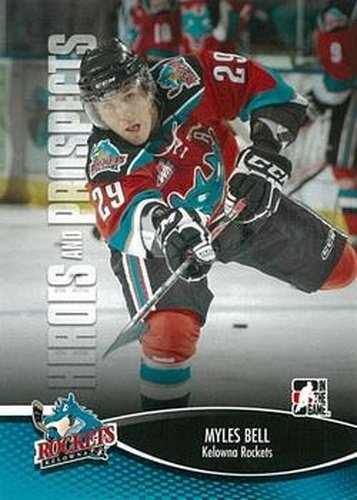 #126 Myles Bell - Kelowna Rockets - 2012-13 In The Game Heroes and Prospects Hockey