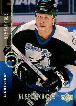 #126 Danton Cole - Tampa Bay Lightning - 1994-95 Upper Deck Hockey - Electric Ice
