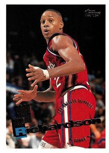 #126 Pooh Richardson - Los Angeles Clippers - 1995-96 Topps Basketball