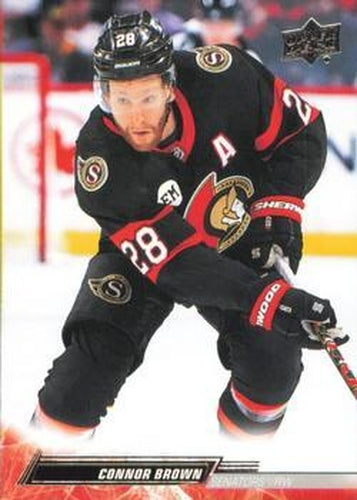 #126 Connor Brown - Ottawa Senators - 2022-23 Upper Deck Hockey