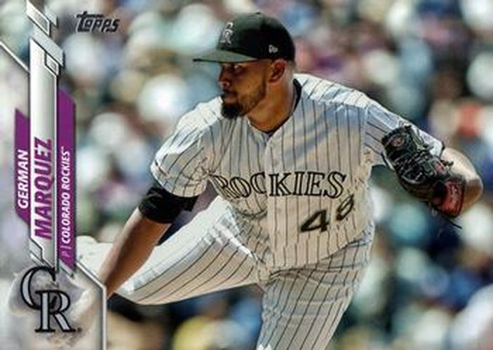 #126 German Marquez - Colorado Rockies - 2020 Topps Baseball