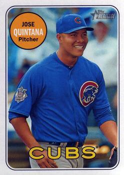 #126 Jose Quintana - Chicago Cubs - 2018 Topps Heritage Baseball