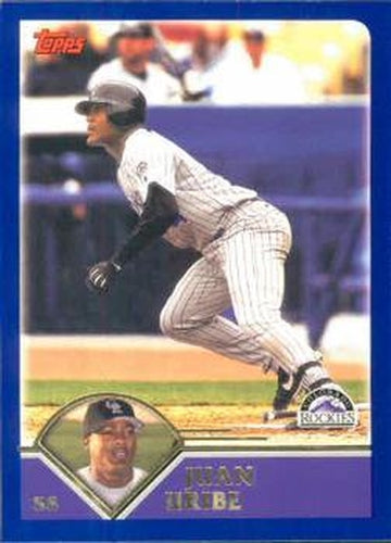 #126 Juan Uribe - Colorado Rockies - 2003 Topps Baseball