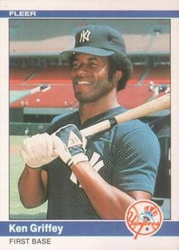 #126 Ken Griffey - New York Yankees - 1984 Fleer Baseball