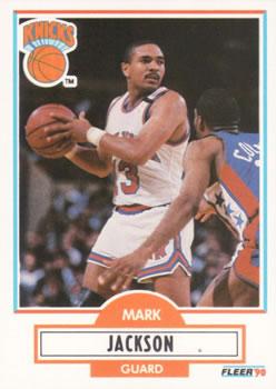 #126 Mark Jackson - New York Knicks - 1990-91 Fleer Basketball