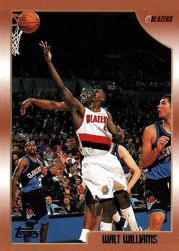 #126 Walt Williams - Portland Trail Blazers - 1998-99 Topps Basketball
