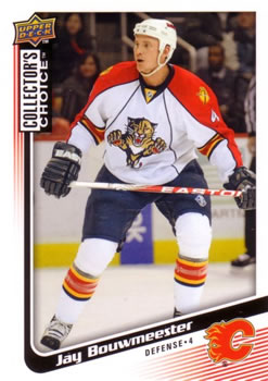 #126 Jay Bouwmeester - Calgary Flames - 2009-10 Collector's Choice Hockey