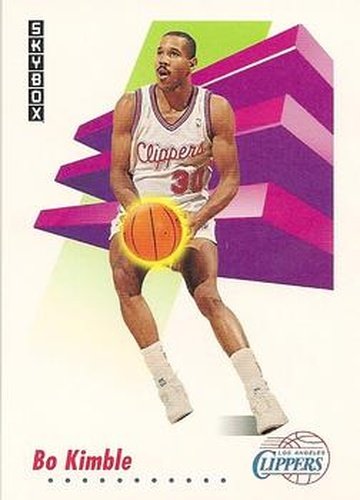 #126 Bo Kimble - Los Angeles Clippers - 1991-92 SkyBox Basketball