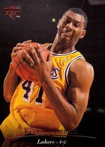 #126 Elden Campbell - Los Angeles Lakers - 1995-96 Upper Deck Basketball