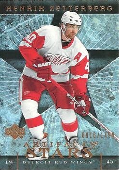 #126 Henrik Zetterberg - Detroit Red Wings - 2007-08 Upper Deck Artifacts Hockey