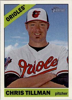 #126b Chris Tillman - Baltimore Orioles - 2015 Topps Heritage Baseball