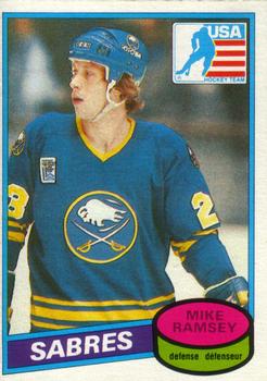 #127 Mike Ramsey - Buffalo Sabres - 1980-81 O-Pee-Chee Hockey