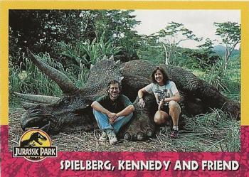 #127 Spielberg, Kennedy and Friend - 1993 Topps Jurassic Park
