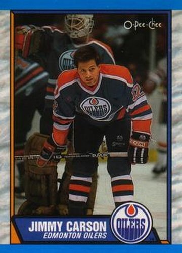 #127 Jimmy Carson - Edmonton Oilers - 1989-90 O-Pee-Chee Hockey