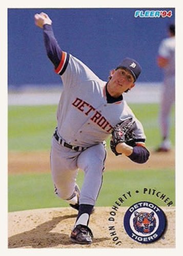 #127 John Doherty - Detroit Tigers - 1994 Fleer Baseball