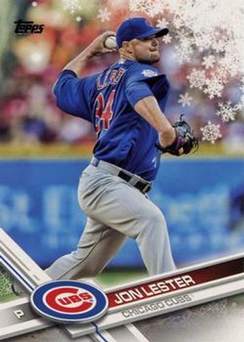 #HMW127 Jon Lester - Chicago Cubs - 2017 Topps Holiday Baseball