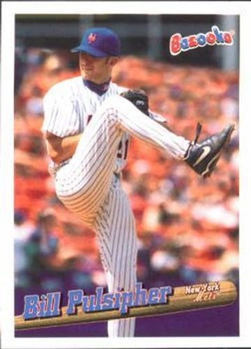 #127 Bill Pulsipher - New York Mets - 1996 Bazooka Baseball