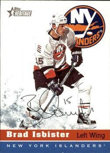 #127 Brad Isbister - New York Islanders - 2000-01 Topps Heritage Hockey