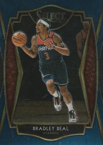 #127 Bradley Beal - Washington Wizards - 2020-21 Panini Select Basketball