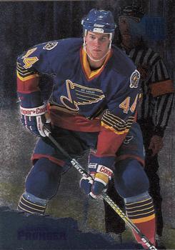 #127 Chris Pronger - St. Louis Blues - 1995-96 Metal Hockey