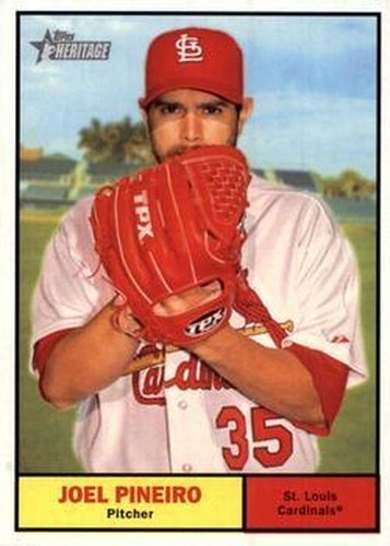 #127 Joel Pineiro - St. Louis Cardinals - 2010 Topps Heritage Baseball
