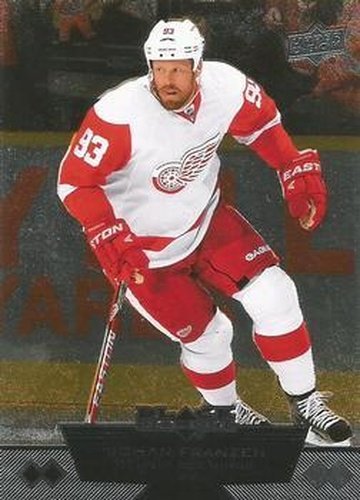 #127 Johan Franzen - Detroit Red Wings - 2012-13 Upper Deck Black Diamond Hockey
