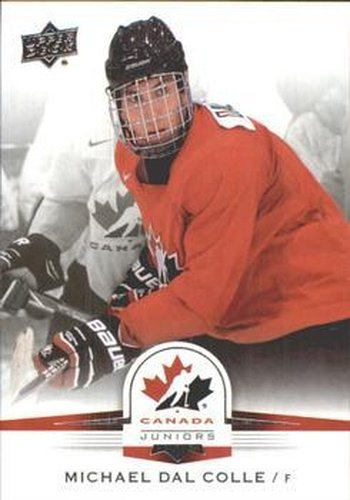#127 Michael Dal Colle - Canada - 2014-15 Upper Deck Team Canada Juniors Hockey