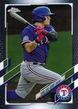 #127 Shin-Soo Choo - Texas Rangers - 2021 Topps Chrome Baseball