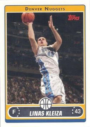 #127 Linas Kleiza - Denver Nuggets - 2006-07 Topps Basketball